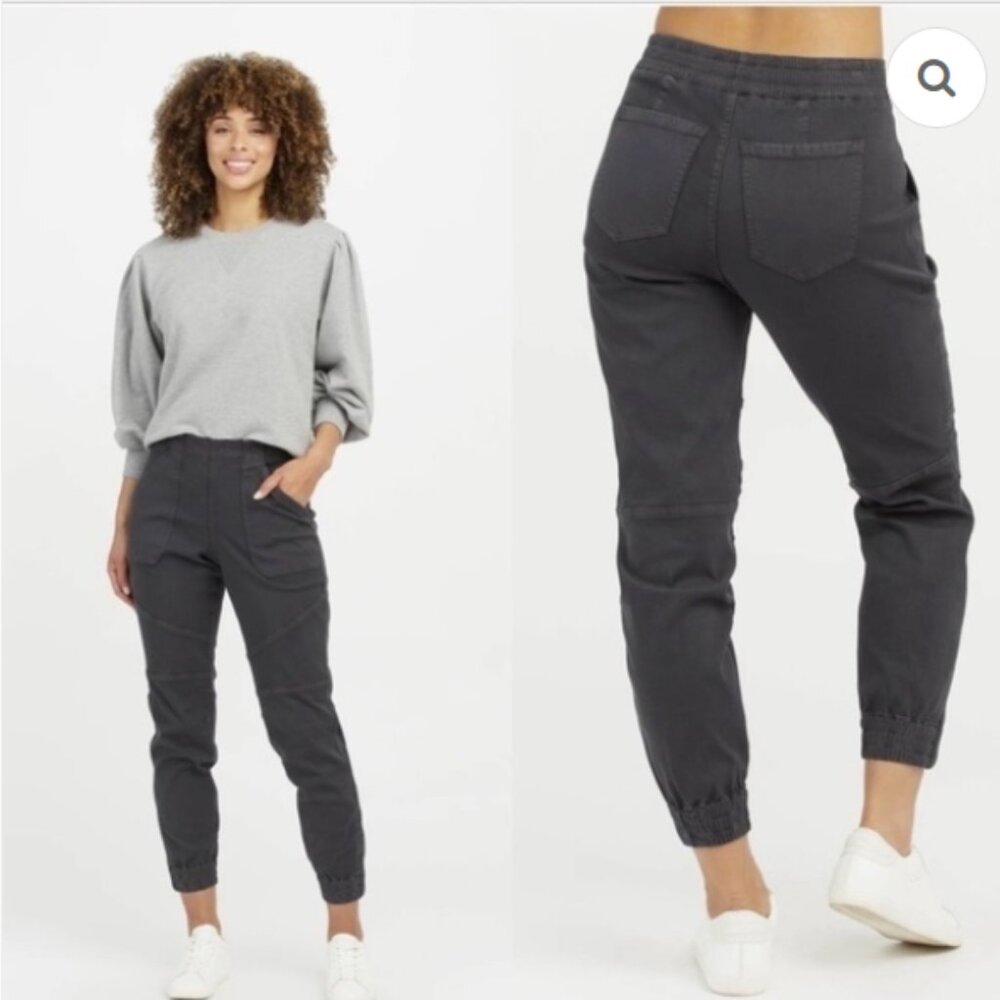 SPANX Faded Black Pull-on Joggers size Small